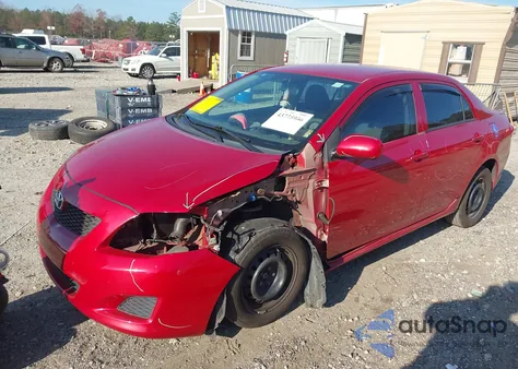 2010 Toyota Corolla Le z USA, uszkodzony, nr VIN 2T1BU4EEXAC425676
